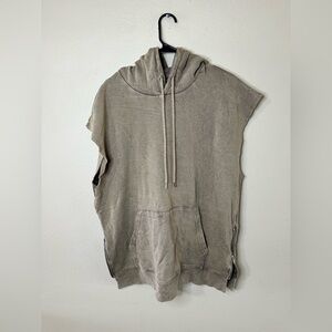 Oversized Cutoff Hoodie FOREVER21 size Large